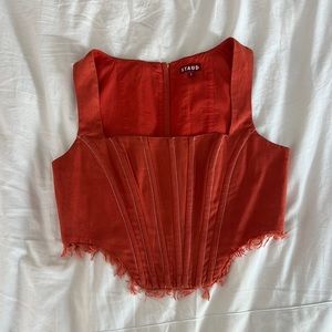 Staud Corset Top